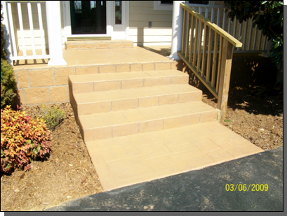 Concrete Stairs Steps — Fletcher, NC — Cane Creek Concrete