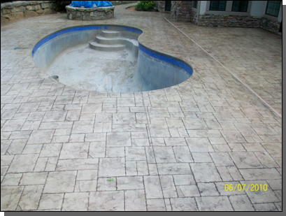 Ashlar Stone Swimming Pool — Fletcher, NC — Cane Creek Concrete