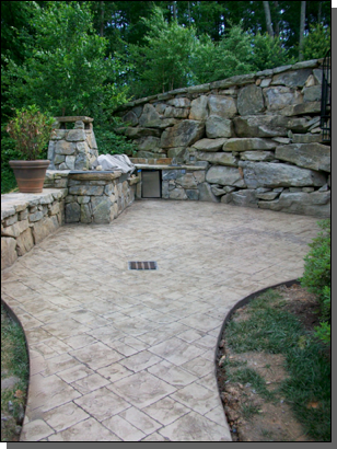 Forest Brown Release Ashlar Stone — Fletcher, NC — Cane Creek Concrete