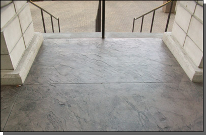 Henderson County Courthouse Charcoal Release Floor — Fletcher, NC — Cane Creek Concrete