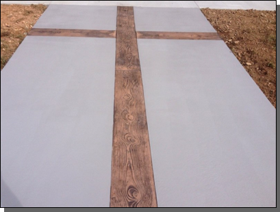 Oakley Baptist Church Façade — Fletcher, NC — Cane Creek Concrete