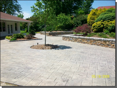 Façade Pisgah Valley Retirement Silver Release Floor — Fletcher, NC — Cane Creek Concrete