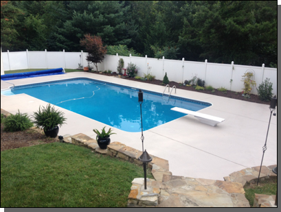 Sun Buff Swimming Pool — Fletcher, NC — Cane Creek Concrete