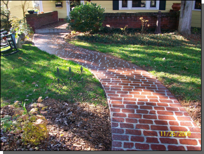 Awesome Custom Brick Floor Red Color — Fletcher, NC — Cane Creek Concrete
