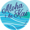 A logo for aloha i ke kai hawaii 's ocean stewardship fee program