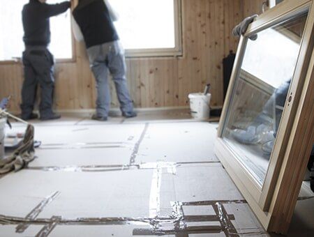 Workers Installing New Windows — Remodeling Contractor in Denver, CO