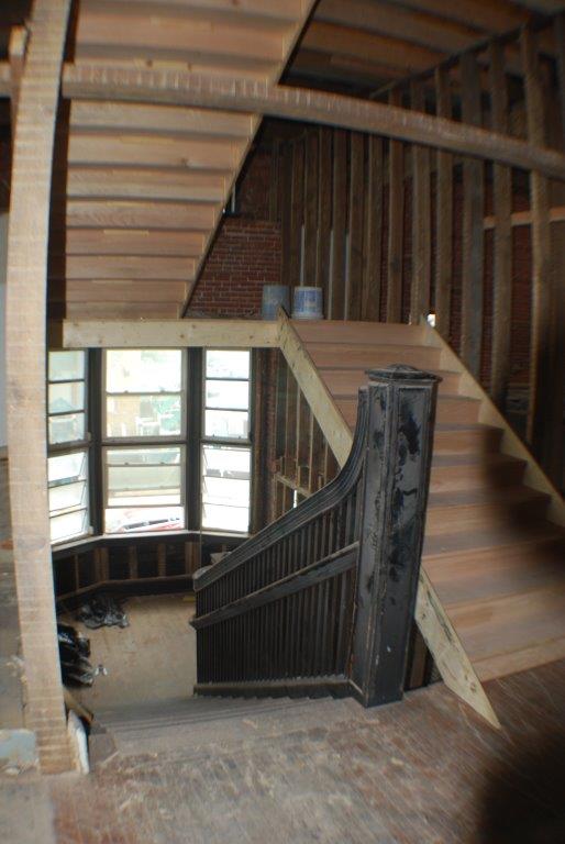 Dusty Wooden Stairs — Manchester, PA — Keystone Restorations & Builders, Inc