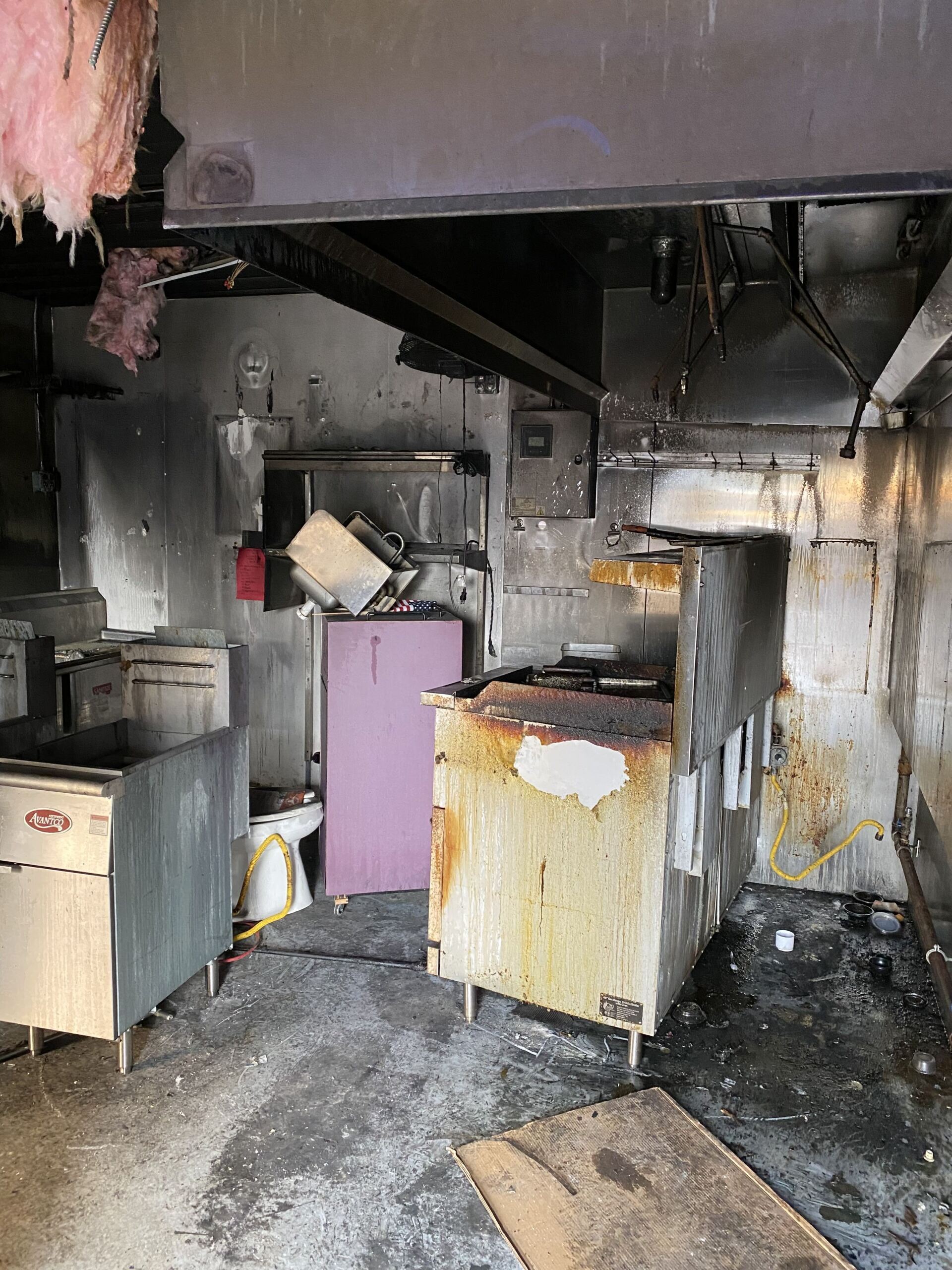 Destroyed Kitchen — Manchester, PA — Keystone Restorations & Builders, Inc