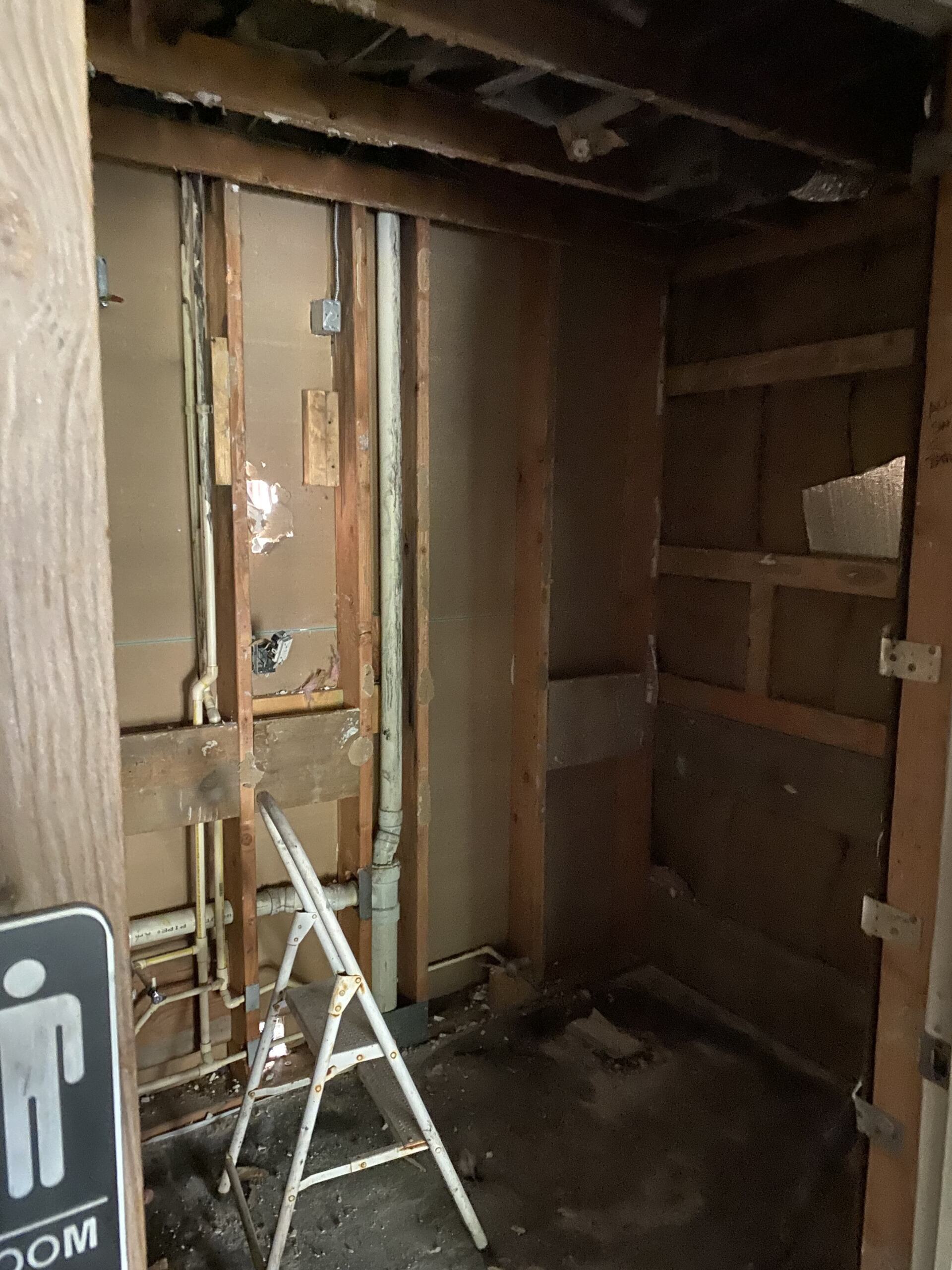 Restoring Rest Room Area — Manchester, PA — Keystone Restorations & Builders, Inc
