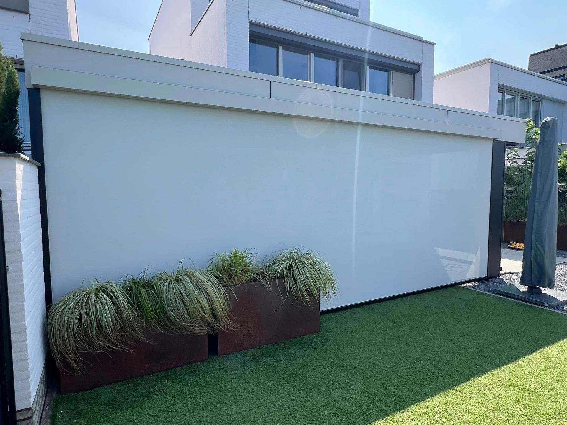 Terrasoverkapping met screen