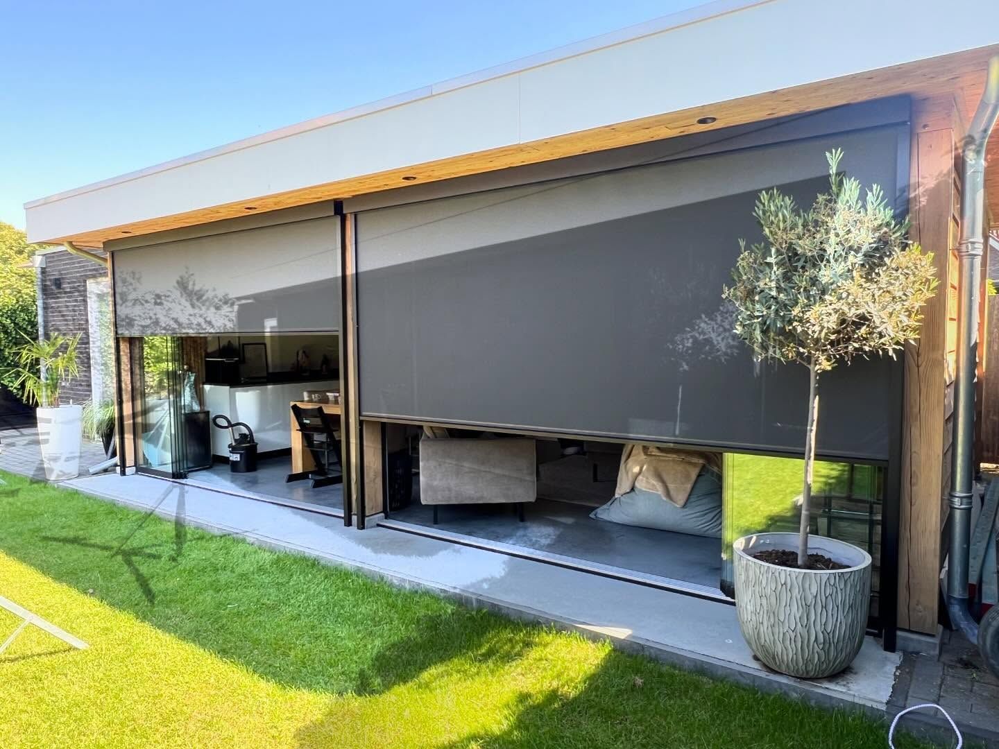 Tuinkamer met screens