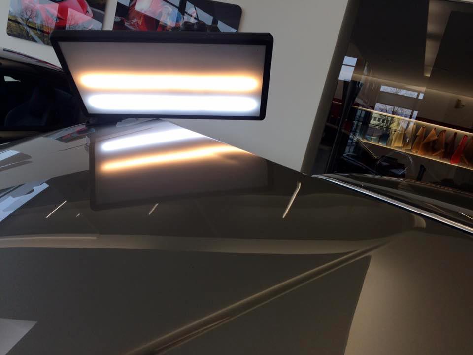 car hood fixing with light