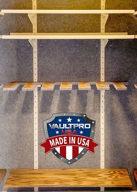 gun racks and steel shelves