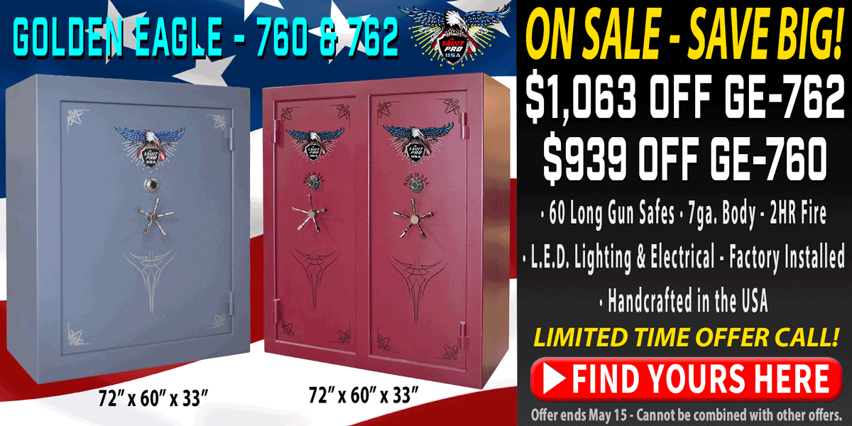 Image of American made gun safes on sale. Made by Vault Pro USA