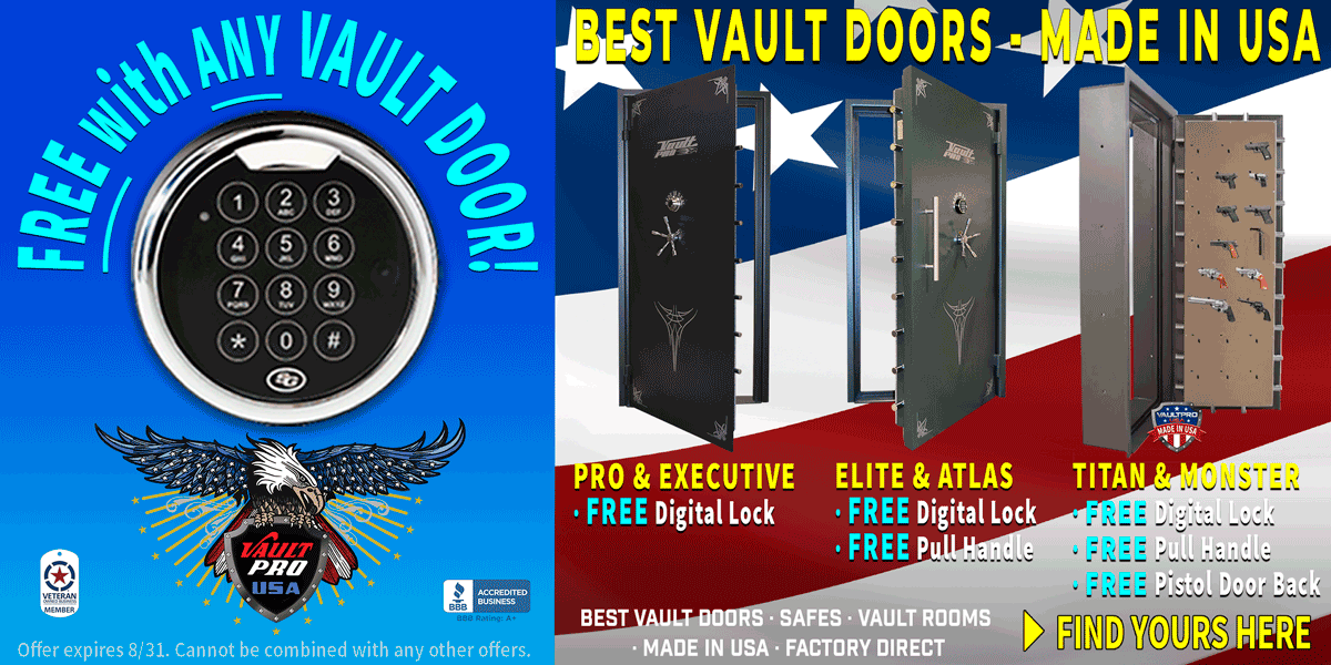 Vault door special with free digital lock