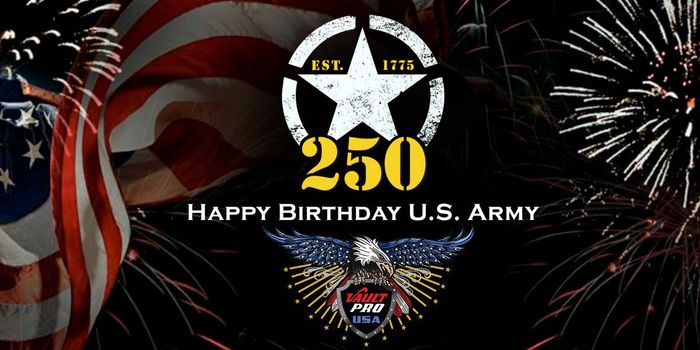 Happy Birthday to the United States Army. Keeping us strong and protecting our freedoms for 250 years. June 14 is also Flag Day. Honor our Nation by flying our colors. Vault Pro USA is a proud American and Veteran owned business.