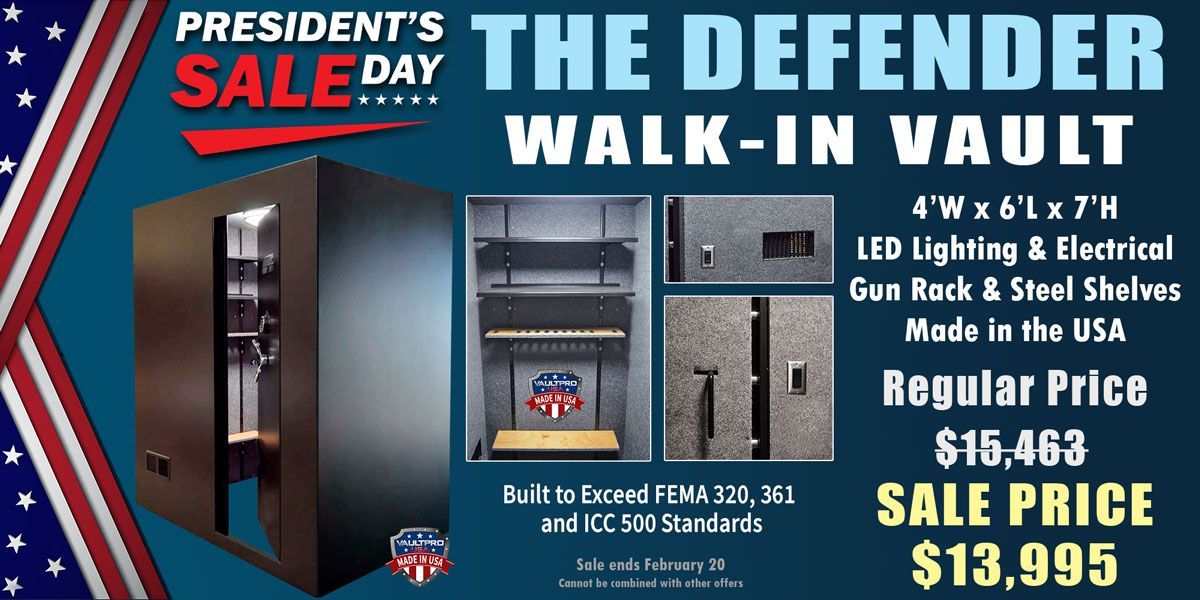 walk in vaults on sale