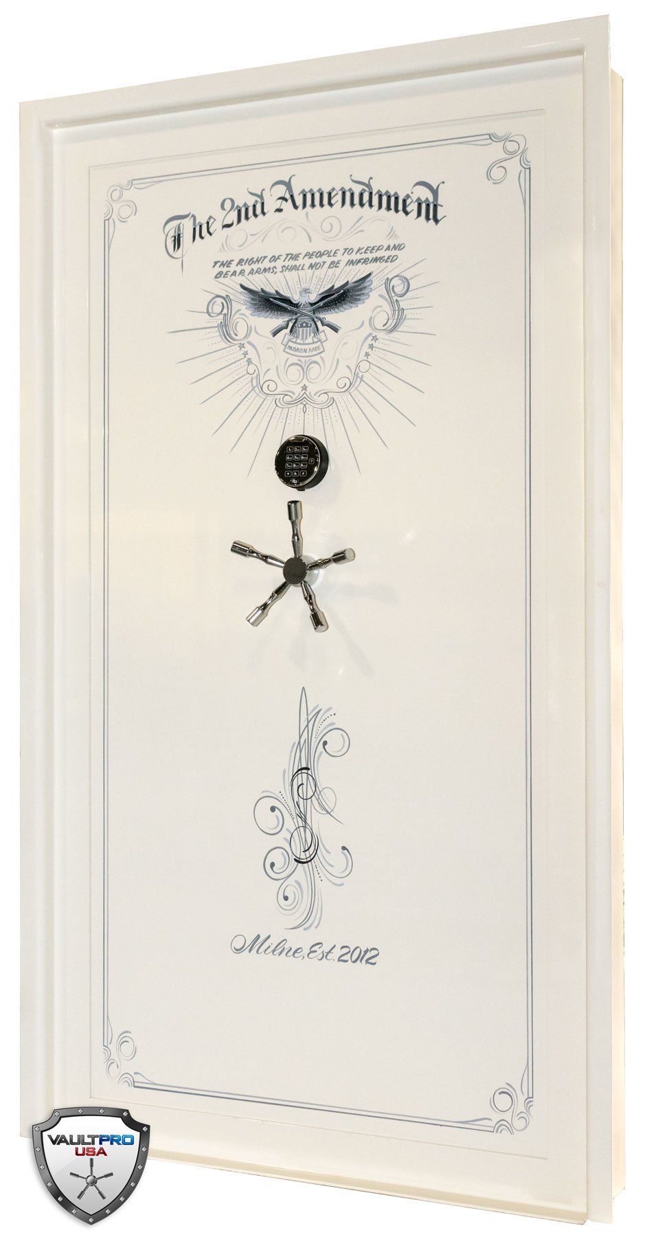 Custom 2nd Amendment Vault Door. A Testament to Our Values and Freedoms.
