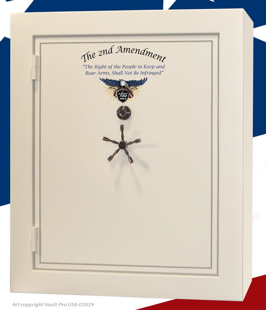 2nd amendment art on safes and vault doors made in USA