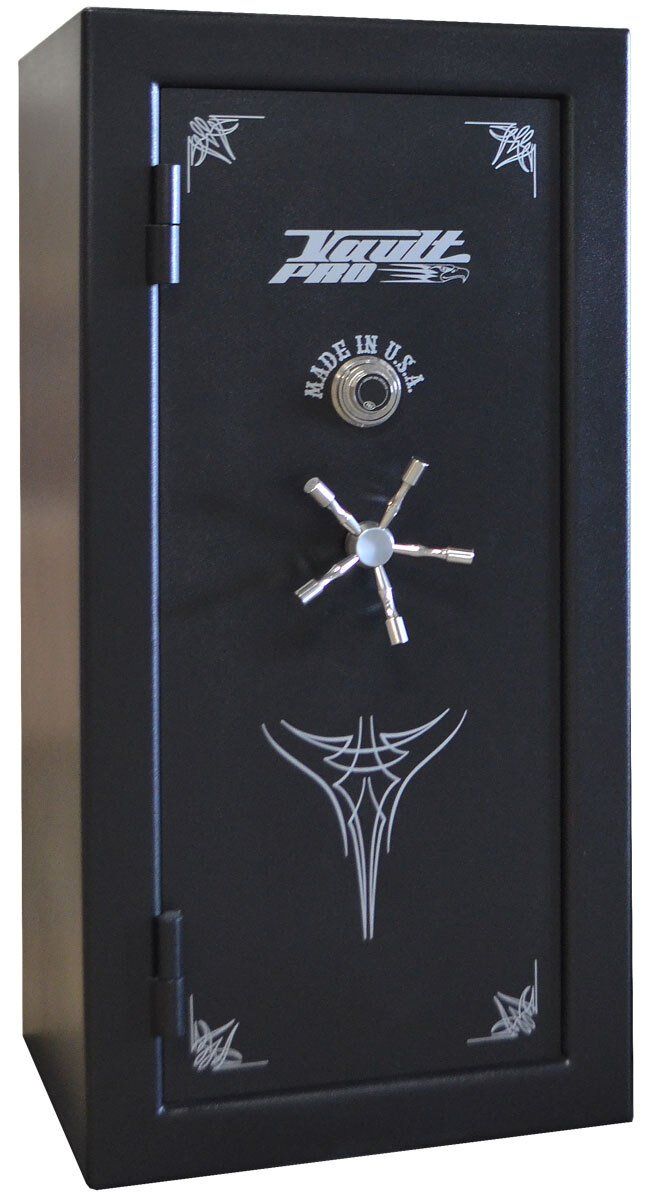 Safes with full length and continuous welded seams for superior strength.