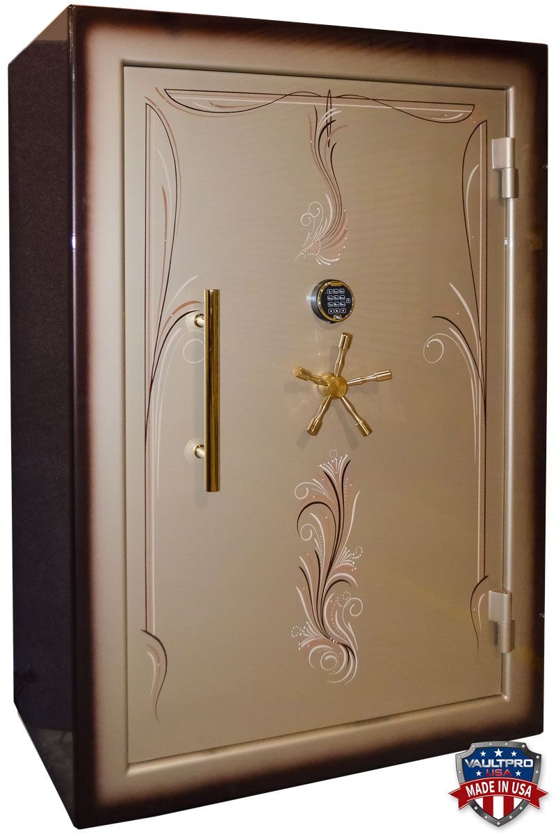 Image of Custom 750 Model safe with premium two-tone Champagne to Root Beer gloss finish.