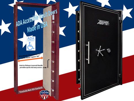 ADA Accessible Vault and Security Doors made in America by Vault Pro USA