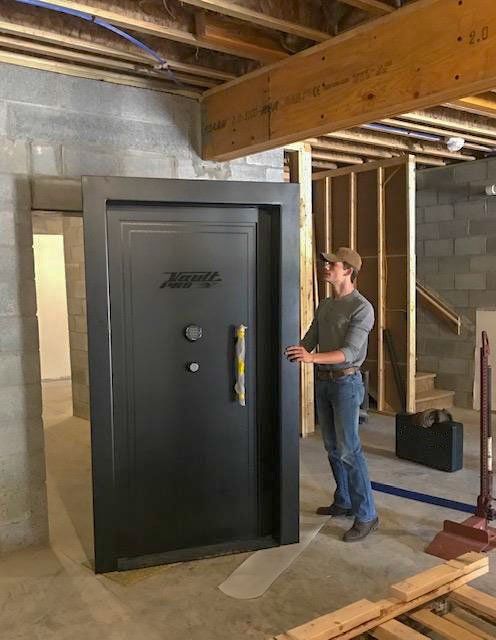 Easy Vault Door Installation. We build precisely to your measurements for quick installation.