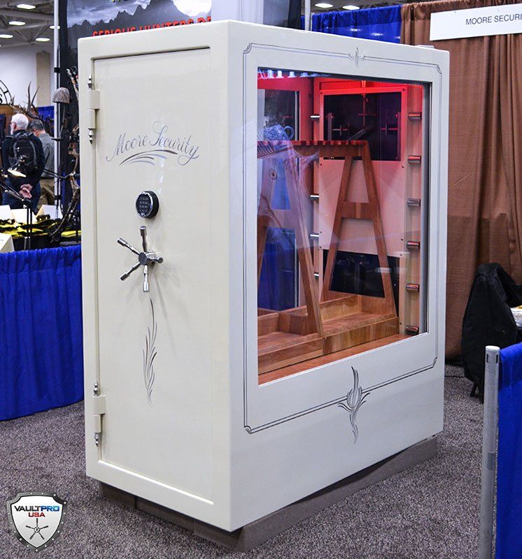 See through Safe with Front and Back L.E.D. Lighting Changes Color