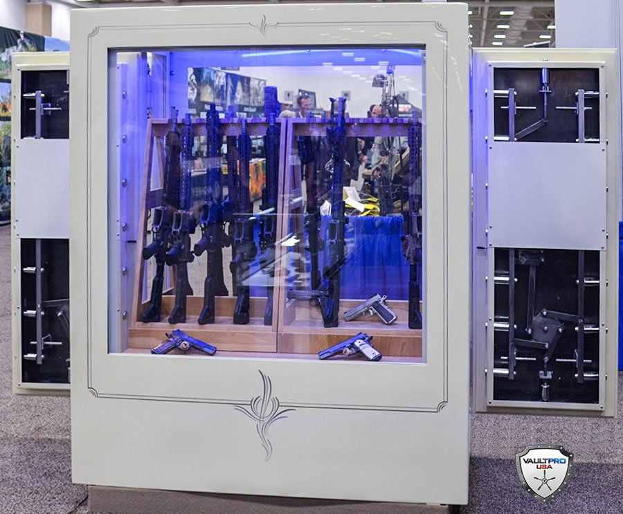 Display Weapons while Keeping them Stored Securely in safe