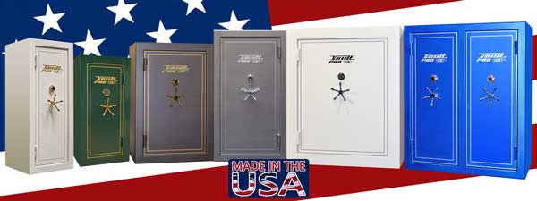 Gun safes made in USA by Vault Pro