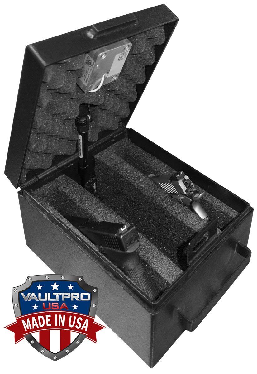 handgun safes with S&G D-Drive Digital Lock Military Grade PE Foam Insert