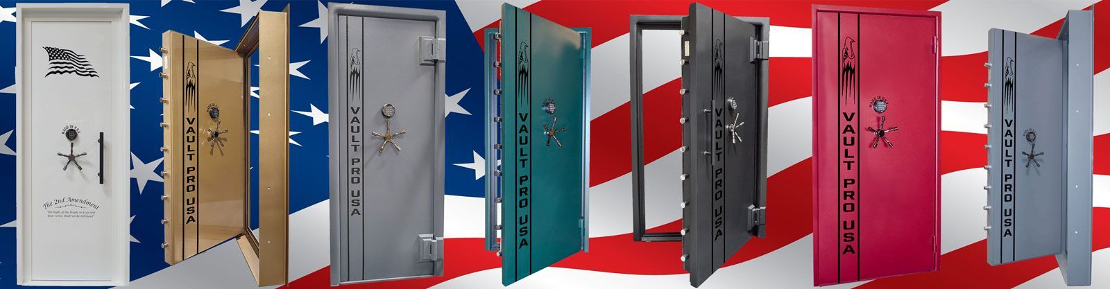Vault doors, vault room doors, custom vault doors made in USA by Vault Pro USA