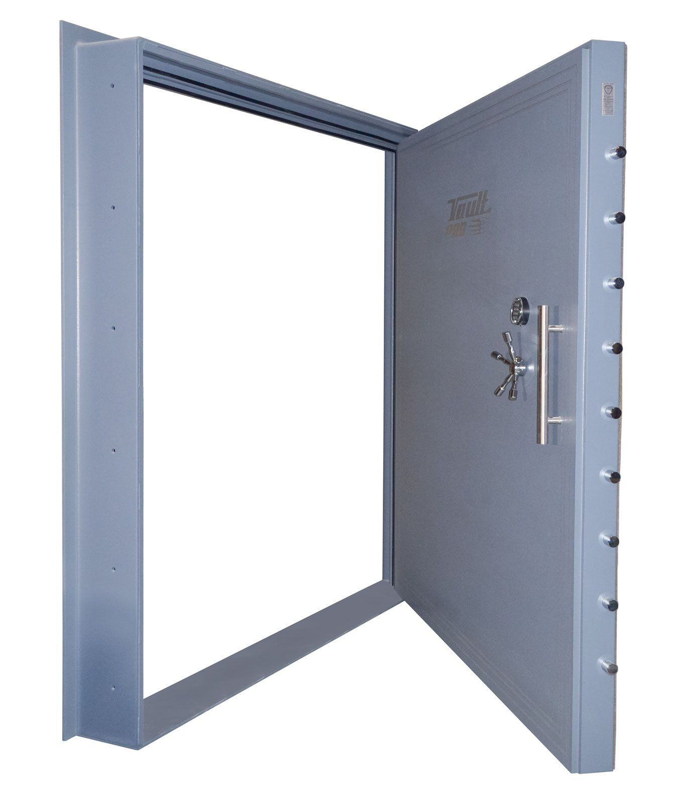 vault door with wide flange