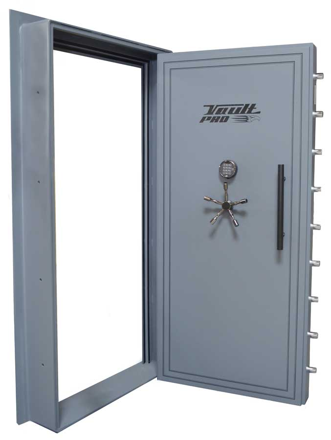 Titan In-Swing Vault Door with Pull Handle. ADA compliant vault door