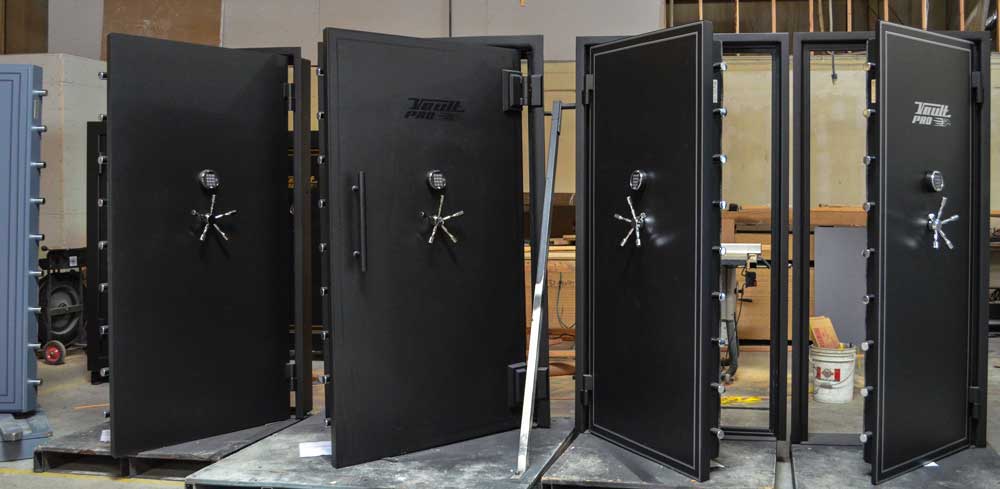 American Made Vault Doors in Production. Custom Vault Door Specialists.