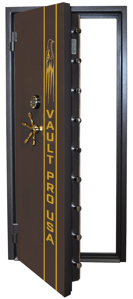 vault door with wide flange