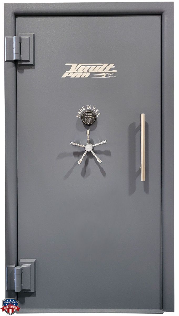 Ballistic resistant vault door made in USA by Vault Pro USA. Titan model vault door