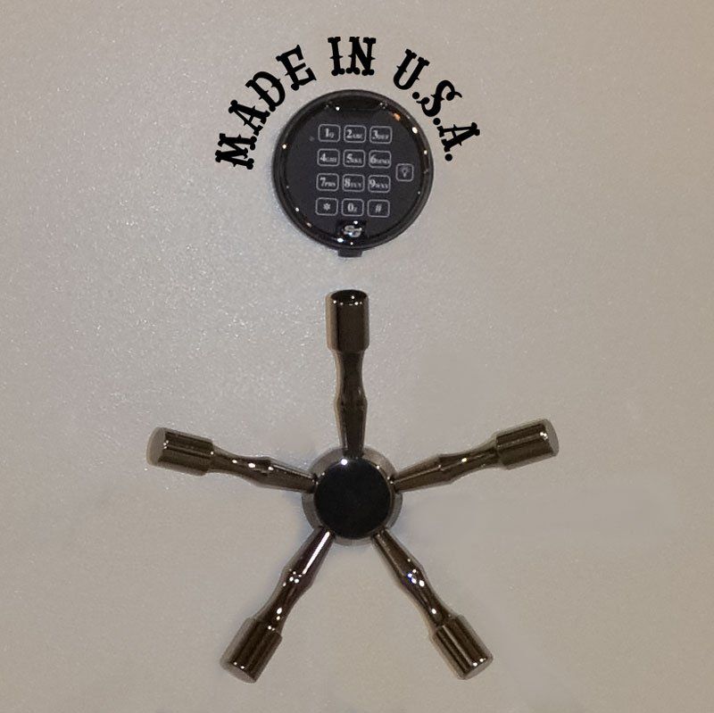 Black Chrome wheel and matching lock standard or digital