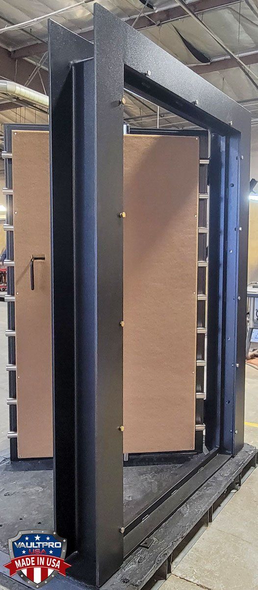 Titan Heavy Duty Vault Door with optional Bolt on Back Flange.