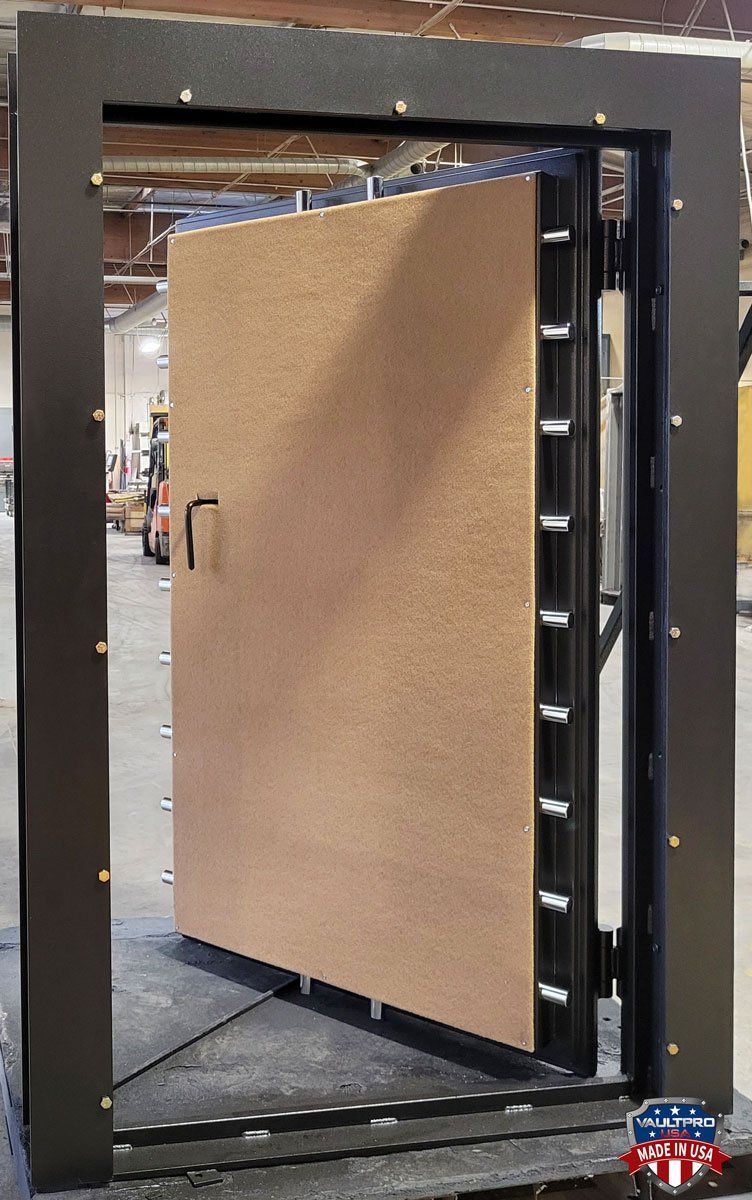 Titan Heavy Duty Vault Door with optional Bolt on Back Flange.