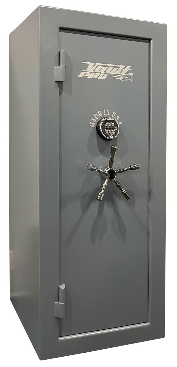 Compact gun safe in gray model C-625