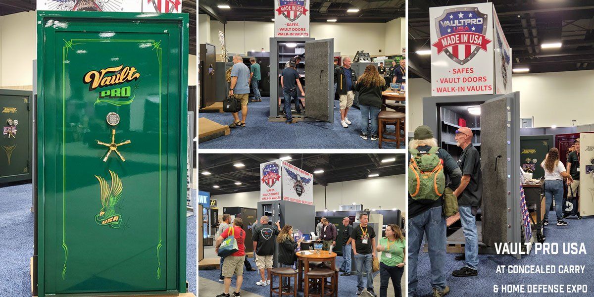 Vault Pro USA in booth #207 at the 2021 Concealed Carry & Home Defense Expo, Fort Worth Texas Convention Center