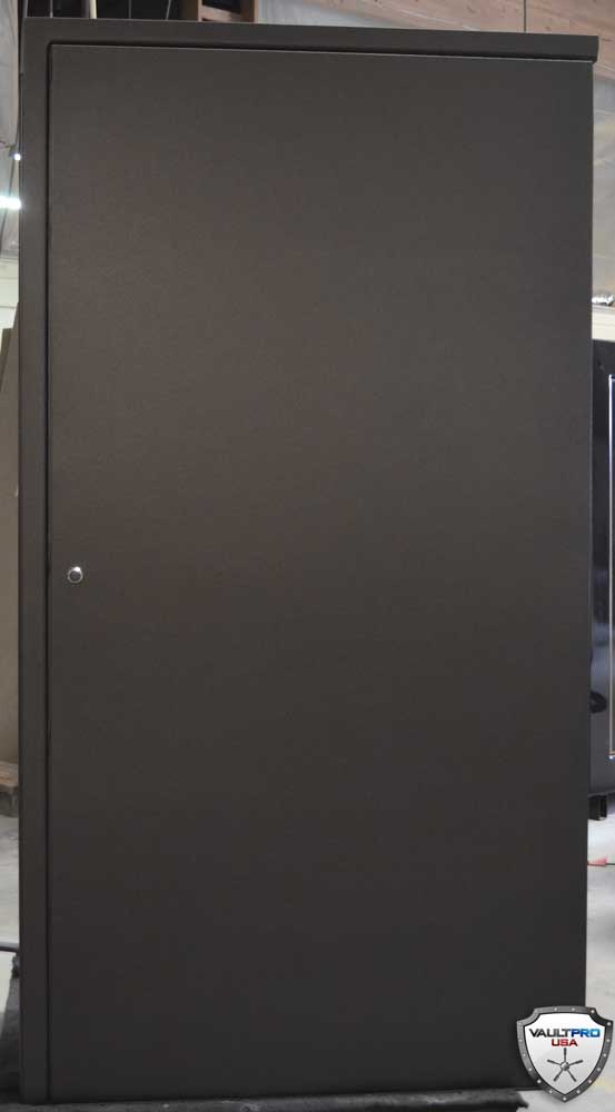 Custom Concealed Vault Door with Outer Lockable Panel.