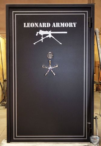 personlized art and name added to vault door