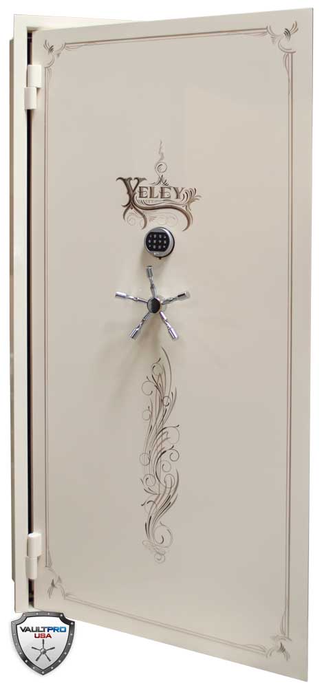 vault door with custom art by Tom Kelly