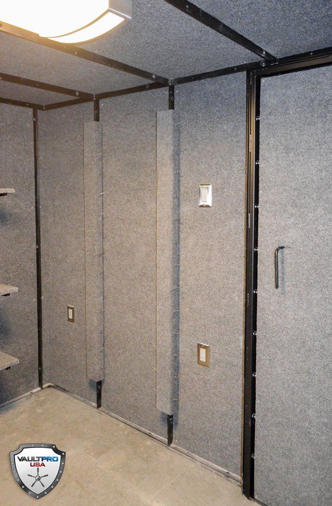 walk in vault room interior with electrical package