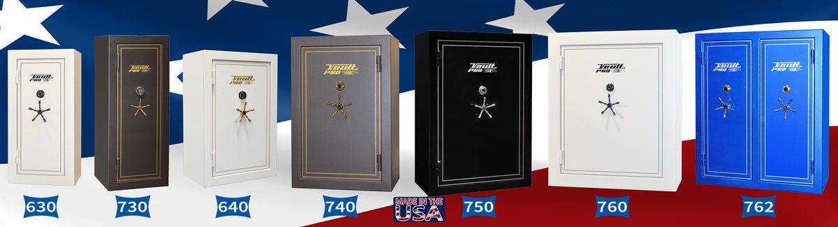 Small, medium, large and very big safes made in USA on sale factory direct