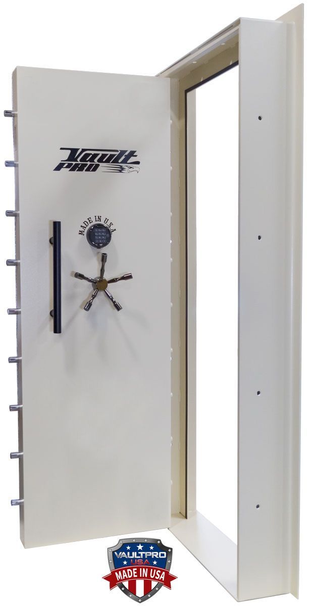 inswing vault door with digital lock made in USA
