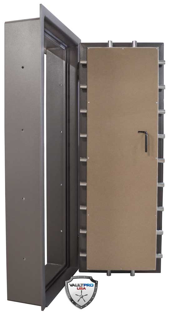 4-way Locking bolt system for vault doors