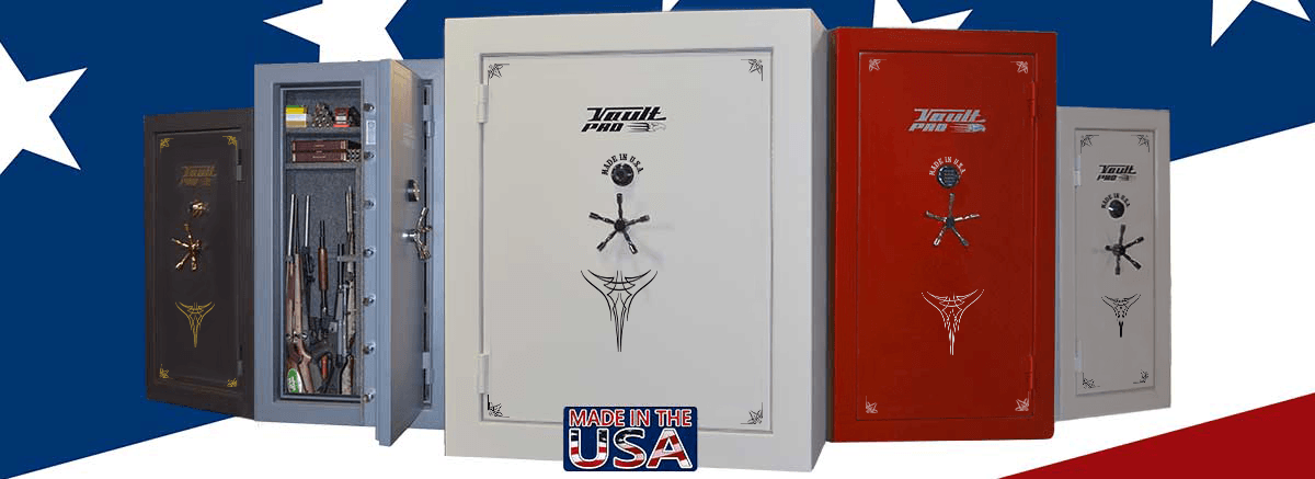 gun safes designed and manufactured in United States of America